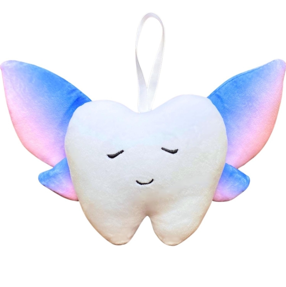 Squishie Tooth Fairy Holder Door Pillow with Pocket and Poem Hanging Plushie image 4